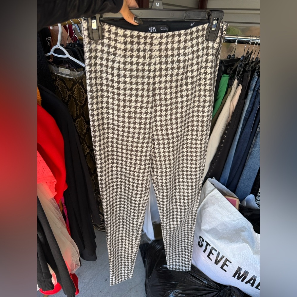Zara Houndstooth Leggings